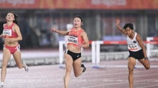 【陸上】「アジア大会で引退を…」女子100m障害金の福部真子が自身の今後を言及