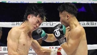 井上拓真ダウンもリード保つ　７回に那須川天心が左ストレート炸裂…８回終了時公開採点