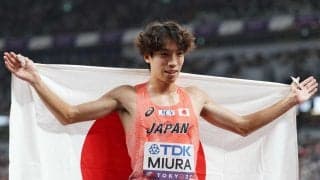 【陸上】男子3000M障害の三浦龍司が金メダル　青木涼真は銀で日本勢ワンツーフィニッシュ