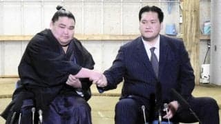 旭富士が笑顔なきスピード新十両会見「内容は全然ダメ。前に出る相撲ができていない」ろっ骨折れていた【大相撲】
