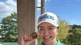 堀琴音が大会連覇に「私しか権利がない」女王バッジをつけてプレーへ　10・１日本女子OP開幕