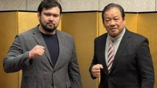 藤波辰爾、記者会見でウルフアロンとの「初対決」へ決意表明…「今からゾクゾクする気持ちでいっぱい」…１１・６後楽園ホール全対戦カード