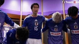 激レア・キャプテン鎌田大地が「冷静すぎる」熱血・森保一監督と対照的な“らしさ全開”の円陣が話題「板倉選手と信頼しあってる雰囲気が好き」