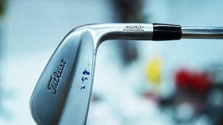 タイトリストの新マッスルバック「620.(ドット)」をツアーで発見 幡地、下家が投入済み