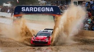 WRCサルディニア：初日のスーパーSSを終えてトヨタのオリバー・ソルベルグがトップ、勝田は2.7秒差の6番手