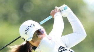 【女子ゴルフ】まさかの２日連続ロストボール「自分のミス」　佐久間朱莉が１オーバーで予選通過
