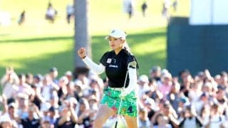 【女子ゴルフ】ギャラリー写真撮影ＯＫ！　今季最多８７６３人来場「歓声が大きかった」　日本女子ＯＰ第３日