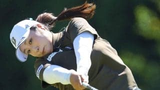 【女子ゴルフ】阿部未悠「苦しい１日。悲しいし、悔しい」　単独首位→３位後退　３差から逆転Ｖへ「頑張ります」