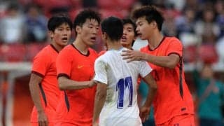 【アジア大会】３位決定戦で衝撃「PK戦の最中」に乱闘騒ぎ、中国ウズベクが衝突！イエロー２枚