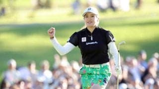 桑木志帆　２週連続Ｖに王手　６つのバーディーに大歓声「むっちゃ、気持ちいい」　百戦錬磨の申ジエと同組に「勉強になるし楽しみ」