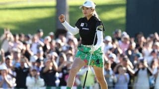 【女子ゴルフ】単独首位浮上の桑木志帆が後半に４つ伸ばせた理由…「体が整えられた」第２ラウンド後にストレッチ