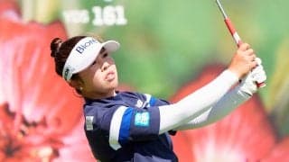 山下美夢有5打差6位、畑岡奈紗9位で最終日へ ともに池絡みの痛恨ダボ