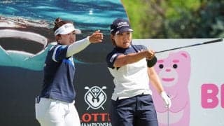 首位ティティクルを上回る19バーディも…山下美夢有「ノーボギーで回りたい」