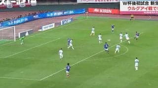 「本田圭佑くらいの勢い」日本代表・松木玖生、パワードリブル→“衝撃ゴラッソ”「化学変化が起きる」強靭フィジカルから“強烈シュート”炸裂