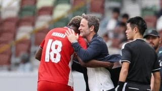 パナマ監督、PK２本セーブのGKロベルツに「勝利をもたらしてくれた」　キリンカップ