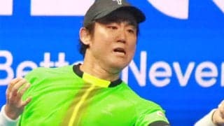  西岡良仁 腰負傷で無念の途中棄権 