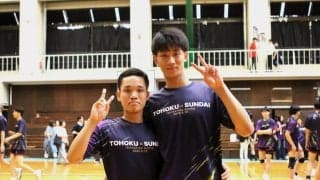 1歳からの幼なじみどうしが主将として対戦 【落合康陽（駿台学園高）×本田語（東北高）対談】