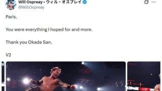 【AEW】オカダ・カズチカ、世界王者ウィル・オスプレイに挑戦もヒドゥンブレード被弾して惜敗