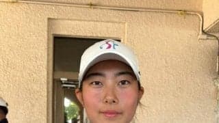 17歳のアマチュア後藤あい、史上初のプロ大会連覇へ首位で決勝Ｒ進出　国内女子下部第２日