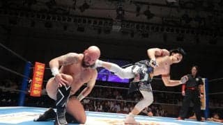 【新日本】YOHが３度目防衛も試合後ロビー・イーグルスに足極められイヤイヤ次期挑戦OK