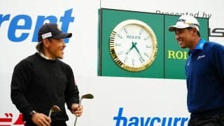 松山英樹×藤本佳則がプロアマスタート前の1時間の濃密セッション 「ゴルフの話が止まらない」