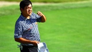 左肋骨骨折でも気力の3アンダー 米澤蓮はV経験の横浜CC「ここでできなければ…」