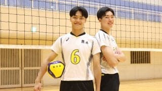 一ノ瀬漣×税所蓮嘉（鎮西高）　進化しすぎてスパイクがアウト!?　日本代表、エースとして成長した夏を経て連覇が懸かる国スポへ