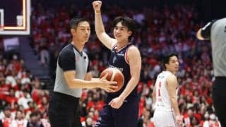 横浜BCの新井楽人がキャリアハイ33得点「チームメートのおかげ」ルーキー躍動し千葉J撃破