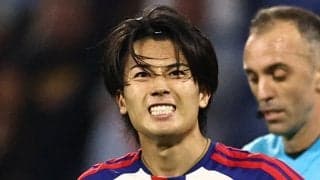 リヨン中村敬斗が一発退場にぼう然　プロ２度目６シーズンぶりレッドカード　足裏が相手腹部に