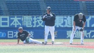 【ロッテ】「頭も体力も使ったんで、結構しんどかった」安田尚憲「複雑性」の練習で選手試行錯誤