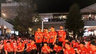 サントリーサンバーズ大阪がホームの箕面市で2026-27シーズン出陣式