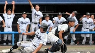 茨城・水城が敗退、山梨・帝京三に1-3　秋季関東高校野球