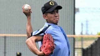 ドラフト指名待つ高岡第一の前田侑大　156キロ左腕は中学控え選手