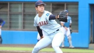 近畿大・宮原廉は外れ1位で中日が交渉権獲得！最速156キロの注目右腕、同チームでは佐藤輝明以来6年ぶり