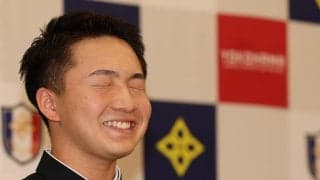 【ドラフト】巨人３位の横浜・池田聖摩「指名されるか不安だった。これから先が自分自身の勝負」