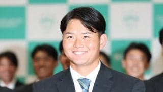 【ドラフト】楽天１位青学大・渡部海、仙台のイメージ「すごく温かい街で、地域密着」