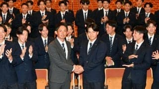 日本ハム育成3位指名　東農大二高・半杭奏太選手「2年目に結果を」