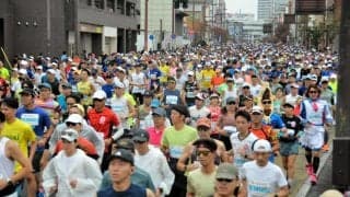 水戸黄門漫遊マラソンが開催　国内外から1万人超が水戸市内を疾走