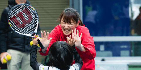 杉山愛さん登場 第15回三井不動産スポーツアカデミー for TOKYO 2020〜東京 2020 オリンピック・パラリンピックのムーブメント〜テニスアカデミー