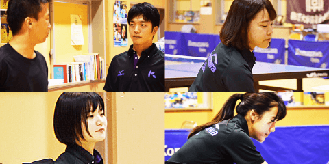 Vol.10 紫の球魂を支える“one” 駒澤大学体育会卓球部