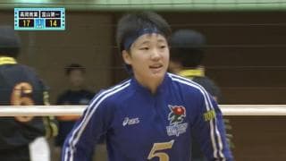 富山県 女子決勝 / 富山第一高校 vs 高岡商業高校 / フルマッチ動画