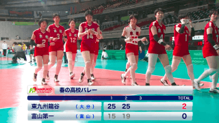 第2日女子2回戦 東九州龍谷(大分)vs富山第一(富山)【ハイライト】