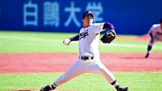 「1回戦先発はエースの場所」　明大・蒔田が打球頭部直撃も…志願の続投で6回無失点