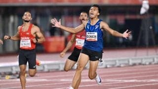 【陸上】「いつの日かオリンピックで金」ブーンソンがアジア歴代2位9秒90&金メダル/一問一答